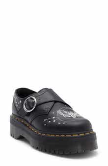 Dr. Martens Celestial Moth Monk Strap Platform Loafer