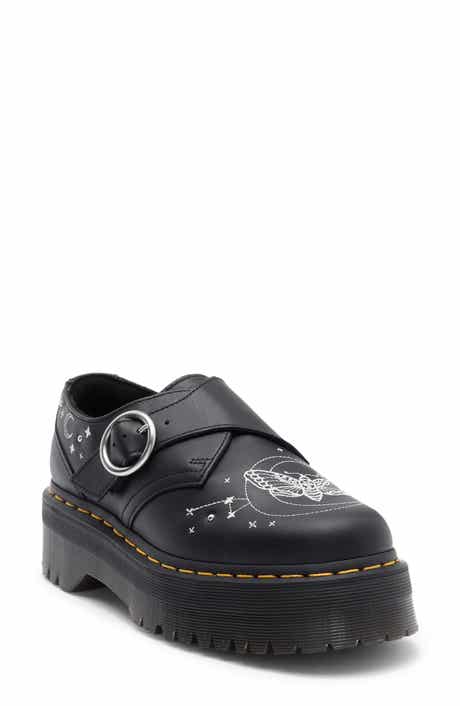 Dr. Martens Celestial Moth Monk Strap Platform Loafer