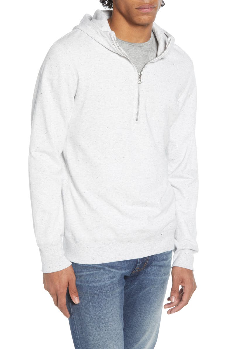 Reigning Champ Lightweight Terry Half Zip Hoodie, Main, color, 