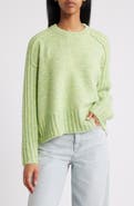 Topshop Rib Sleeve Sweater