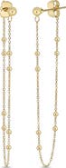 Bony Levy 14K Gold Chain Loop Earrings