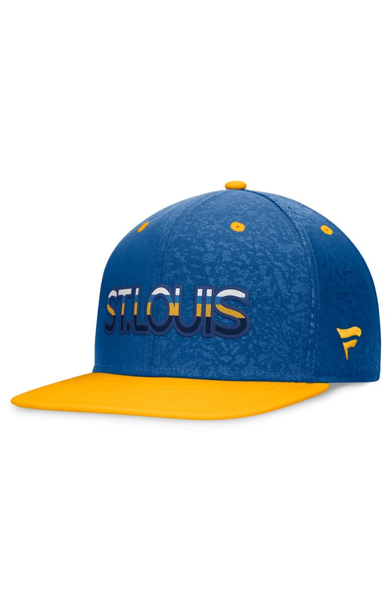 FANATICS Men's Fanatics Branded Blue/Gold St. Louis Blues Authentic Pro Alternate Jersey Snapback Hat, Alternate, color, Blue
