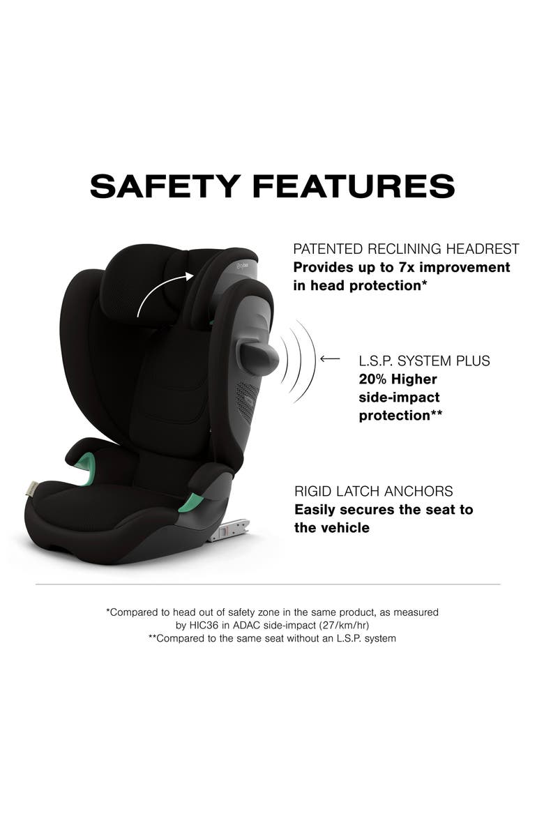Solution G2 Booster Seat, Alternate, color, MOON BLACK