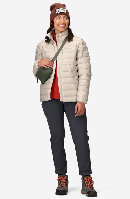 Marmot Highlander Quilted 700 Fill Power Down Puffer Jacket In Neutral