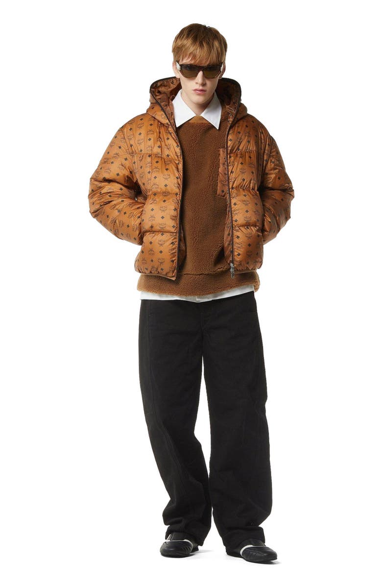 MCM Monogram Ripstop Nylon Parka, Main, color, 