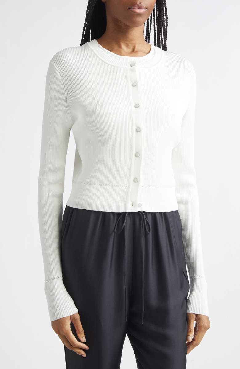 Toccin Zoe Crop Fitted Cardigan, Alternate, color, 