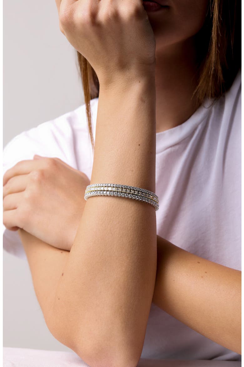Audrey Diamond Stretch Bracelet, Alternate, color, 18K YELLOW GOLD