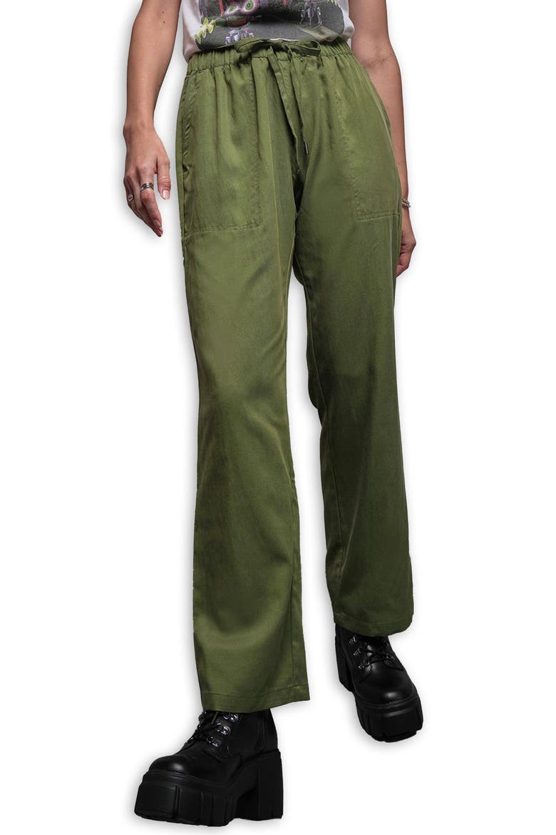 The Everyday Drawstring Pant, Main, color, MOSS GREEN