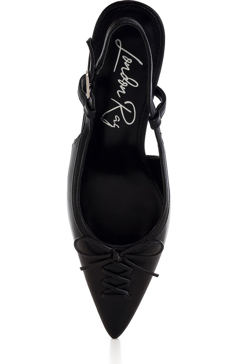 LONDON RAG Danvers Pointed Toe Slingback Pump, Alternate, color, Black