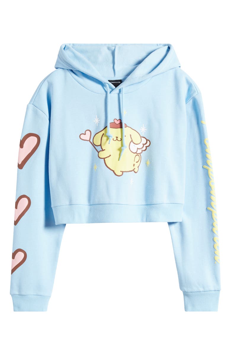 DUMBGOOD x Sanrio Pompompurin<sup>®</sup> Crop Hoodie, Alternate, color,