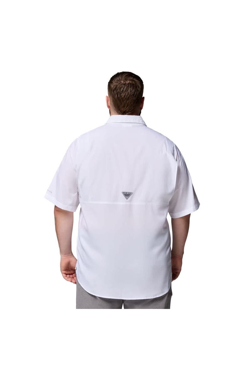 Columbia Men's Columbia  White Florida Gators Big & Tall Tamiami Omni-Shade Button-Down Shirt, Alternate, color, White