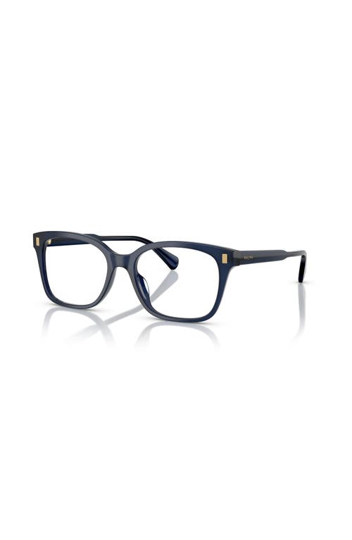 Ralph 53mm Rectangle Optical Glasses In Black
