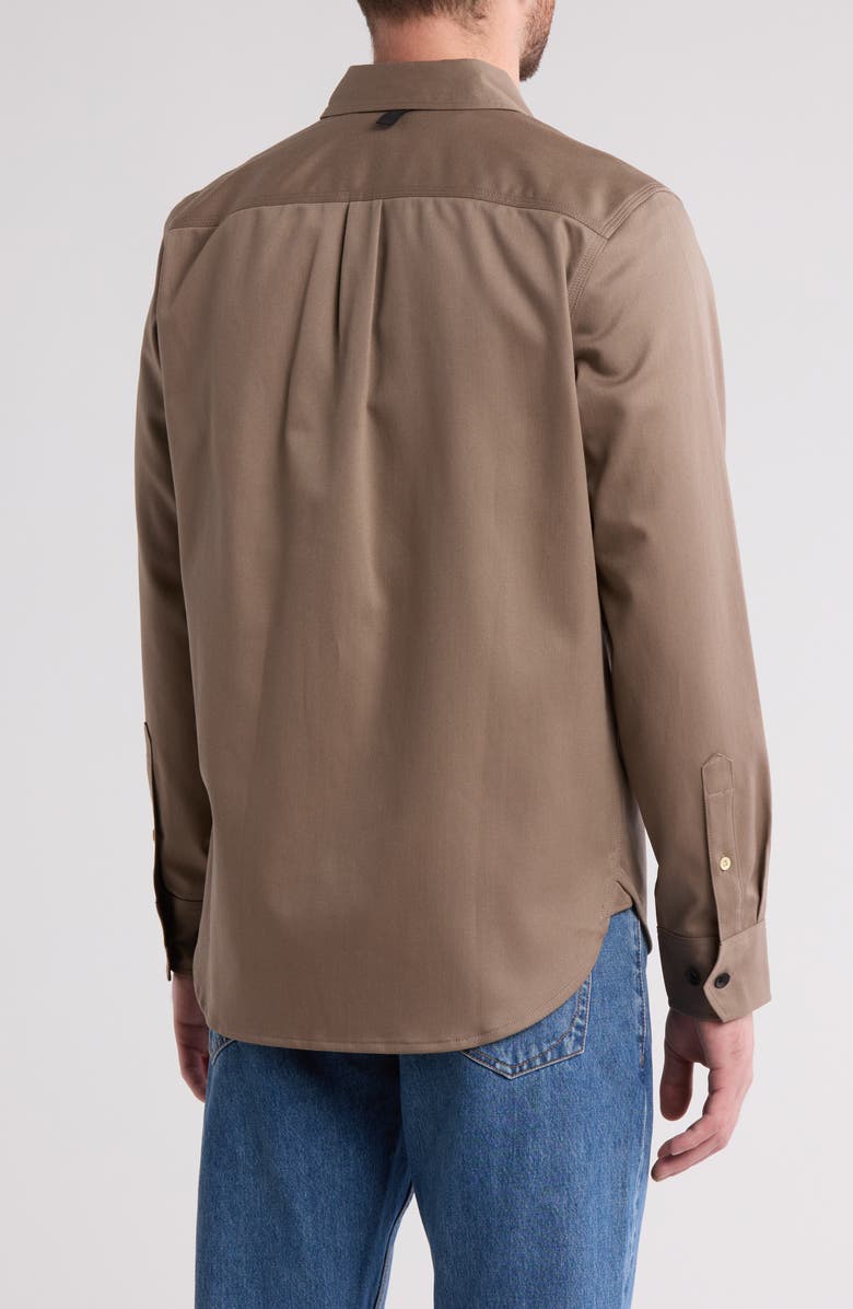 rag & bone Jack Long Sleeve Stretch Wool & Cotton Button-Up Shirt, Alternate, color, 
