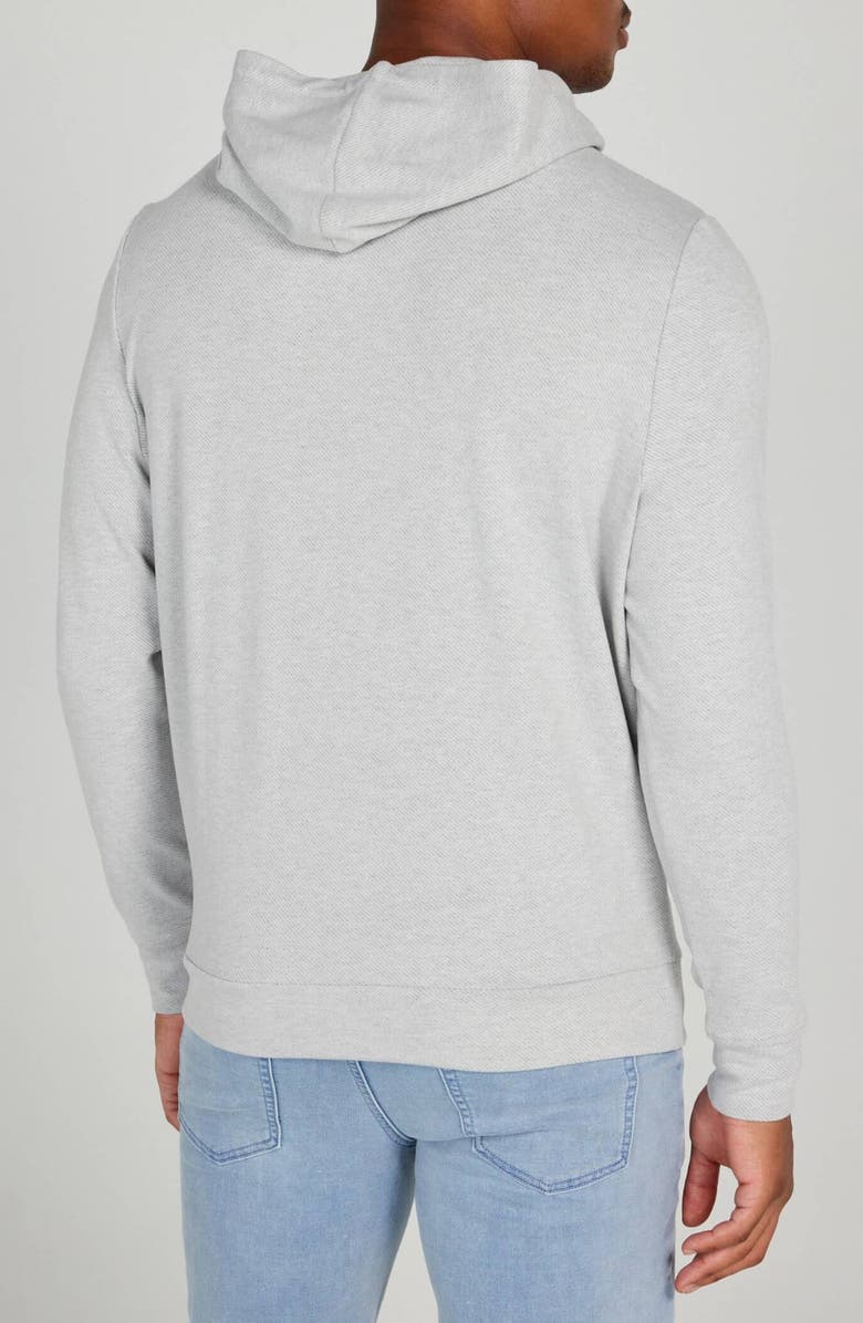 Redvanly Irving Flannelsport Hoodie, Alternate, color, Glacier Gray