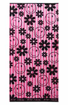 Betsey Johnson Smiley Daisy Beach Towel