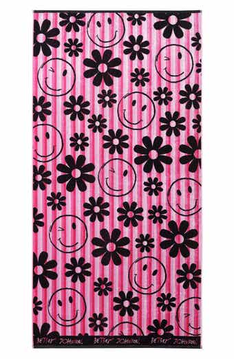 Betsey Johnson Smiley Daisy Beach Towel