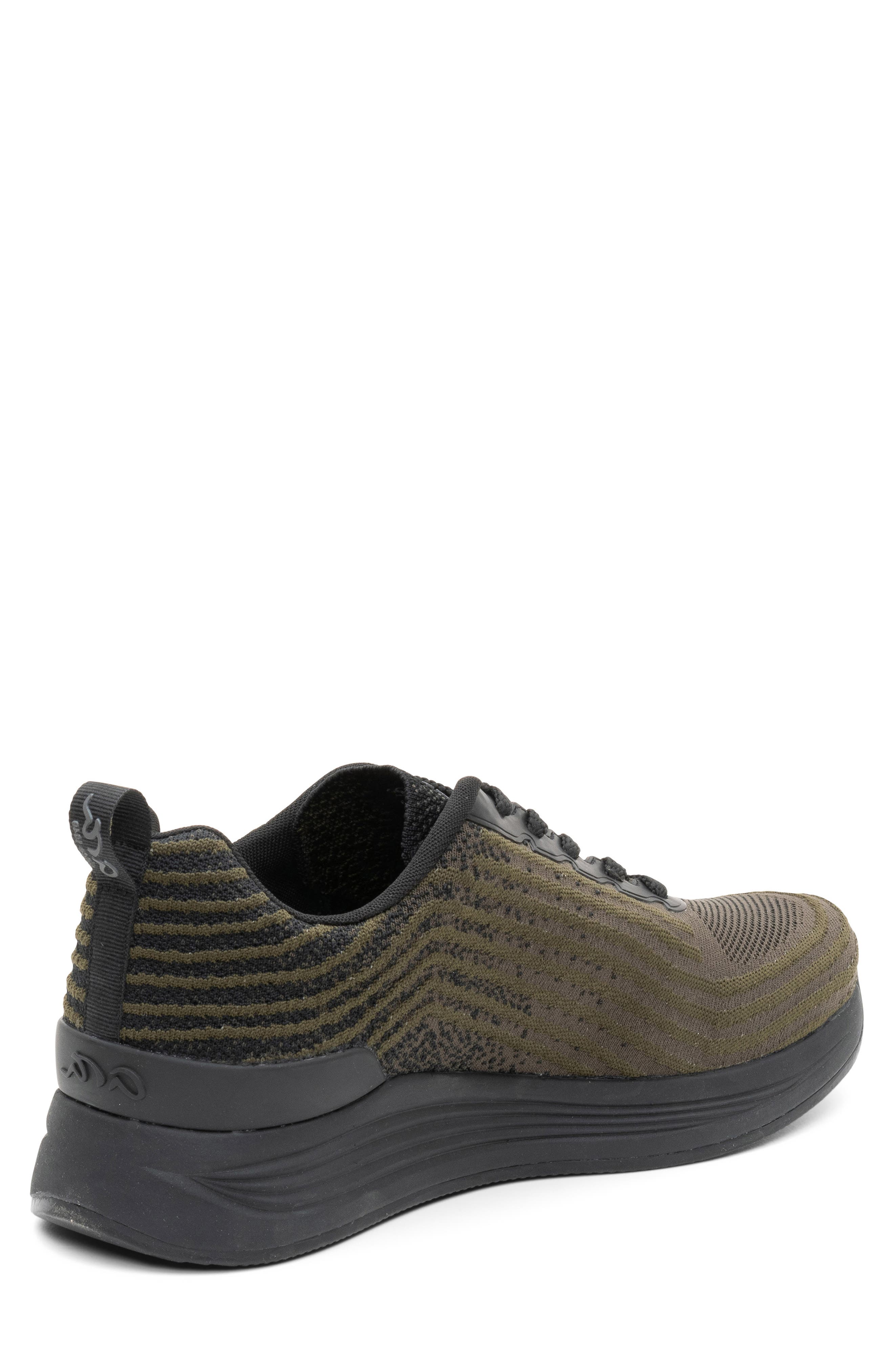 ara Charles Water Resistant Sneaker, Alternate, color, Olive/Blk