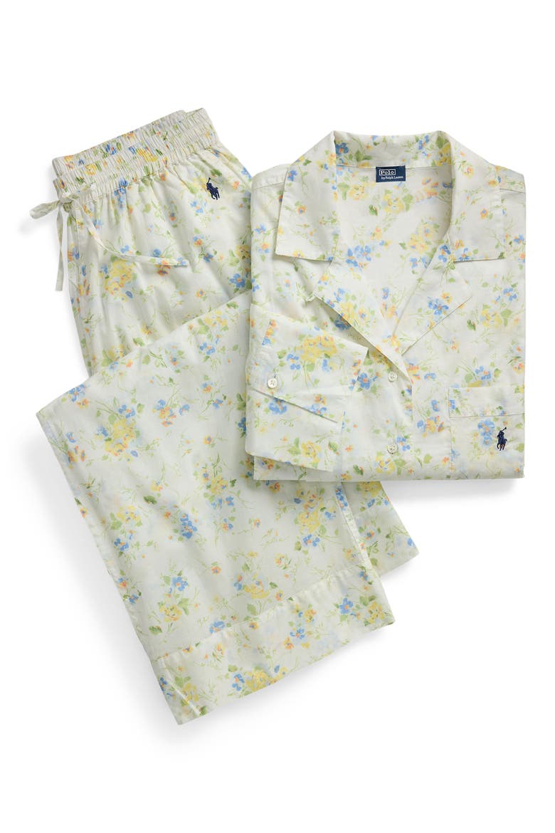 Cotton Pajamas, Alternate, color, BOTANICAL FLORAL