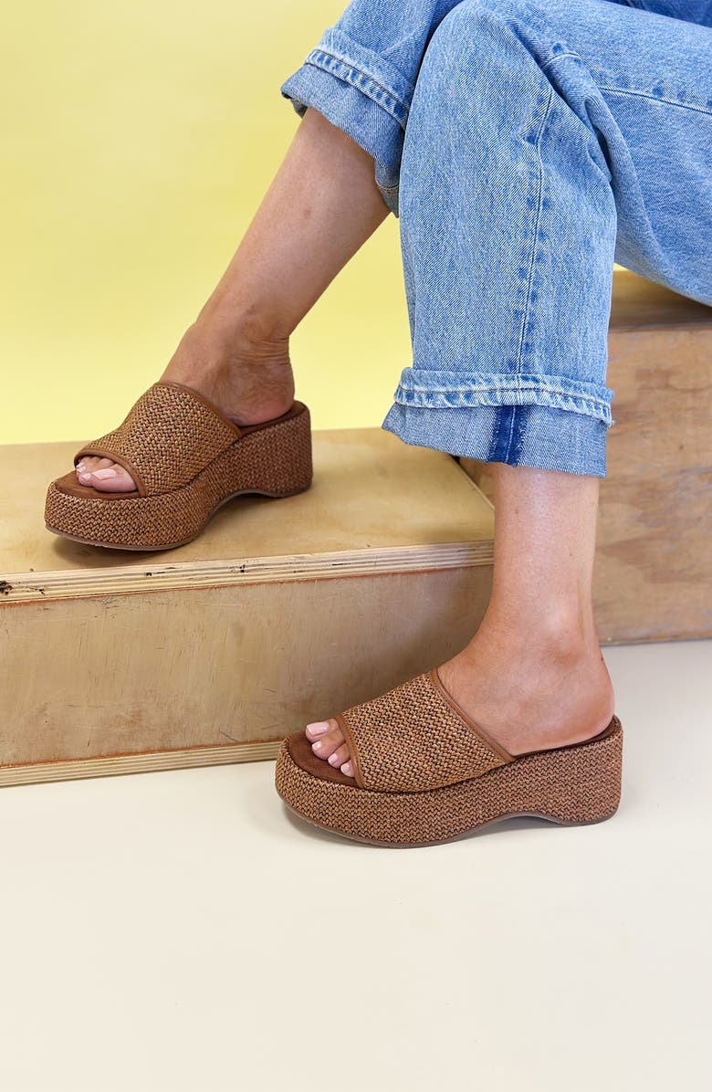 BC Footwear Ocean Mist Platform Sandal, Alternate, color, Tan