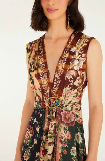 Winter Garden Mix Sleeveless Sundress