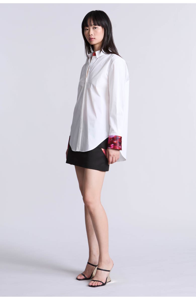 BCBGMAXAZRIA Oversize Shirt, Alternate, color,