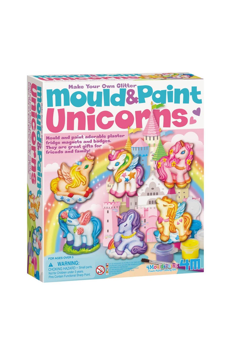 4M Unicorns Mould & Paint Kit, Alternate, color, Multicolored