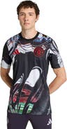 adidas Men's adidas  Black Manchester United 2025/26 Pre-Match Training Jersey