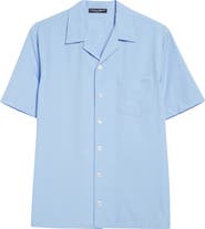 Dolce&Gabbana Logo Embroidered Camp Shirt