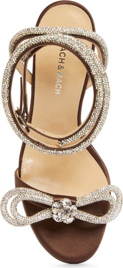 Double Crystal Bow Sandal