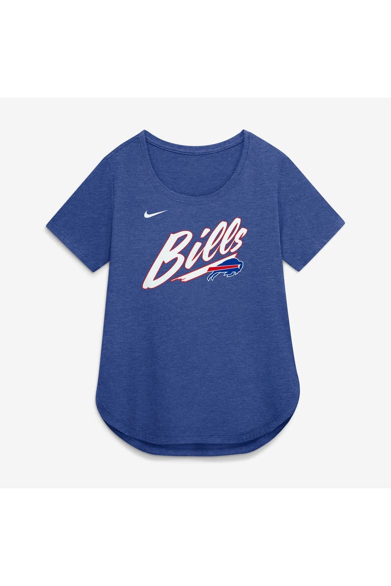 Women's Nike Royal Buffalo Bills Primetime Tri-Blend T-Shirt, Alternate, color, Royal