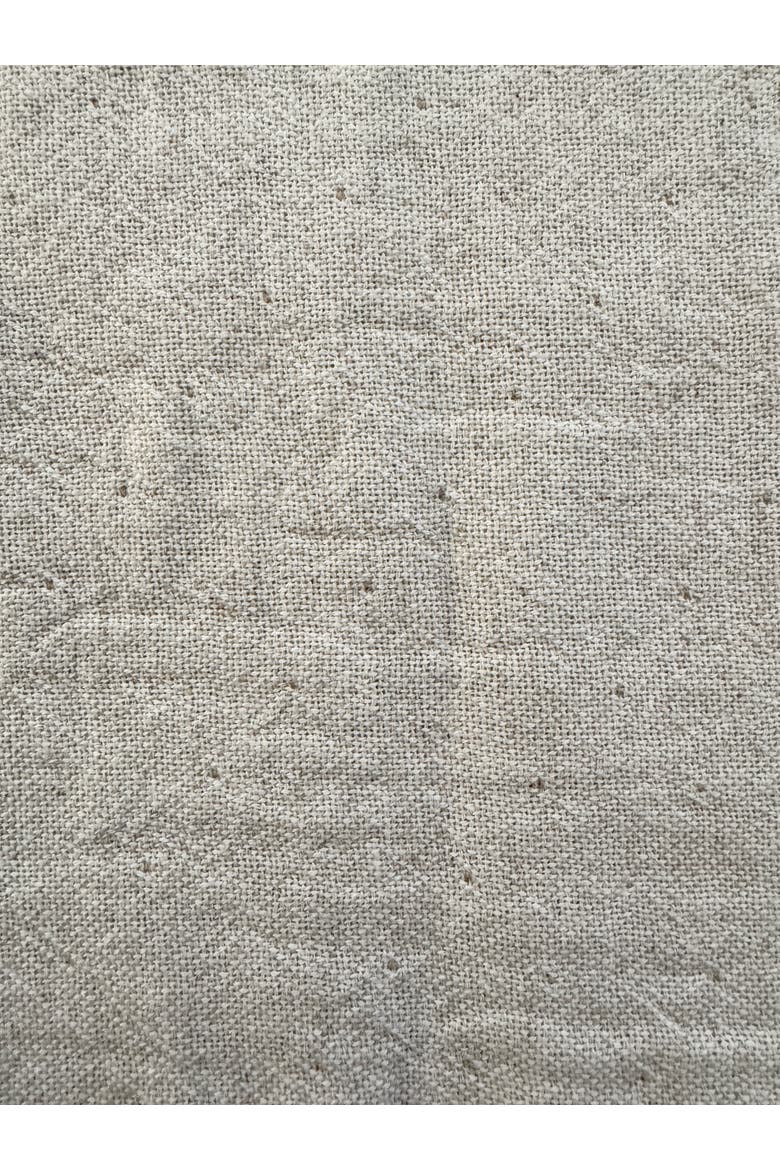 Reversible Linen Fringe Throw, Alternate, color, Natural Beige