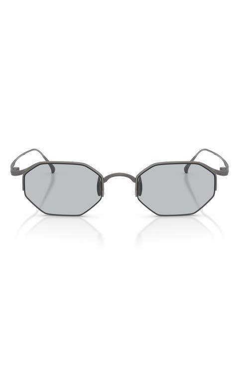 49mm Rectangular Sunglasses