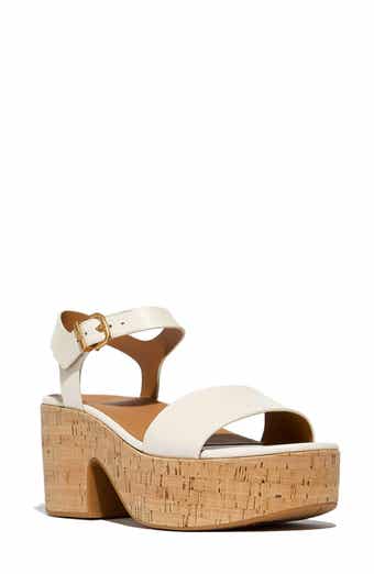 PlatFForms Ankle Strap Platform Wedge Sandal