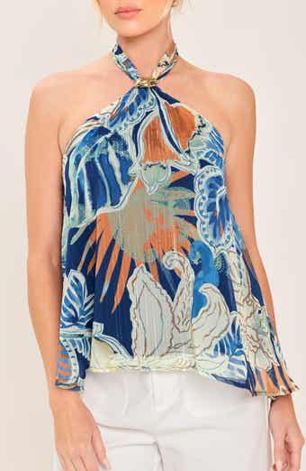 Print Halter Top