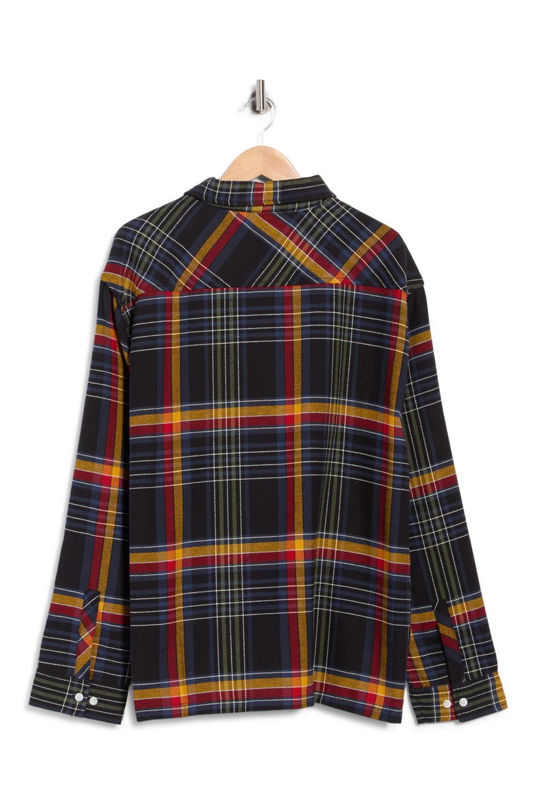 Bobby Running Dog Button-Up Shirt, Alternate, color, PLAID