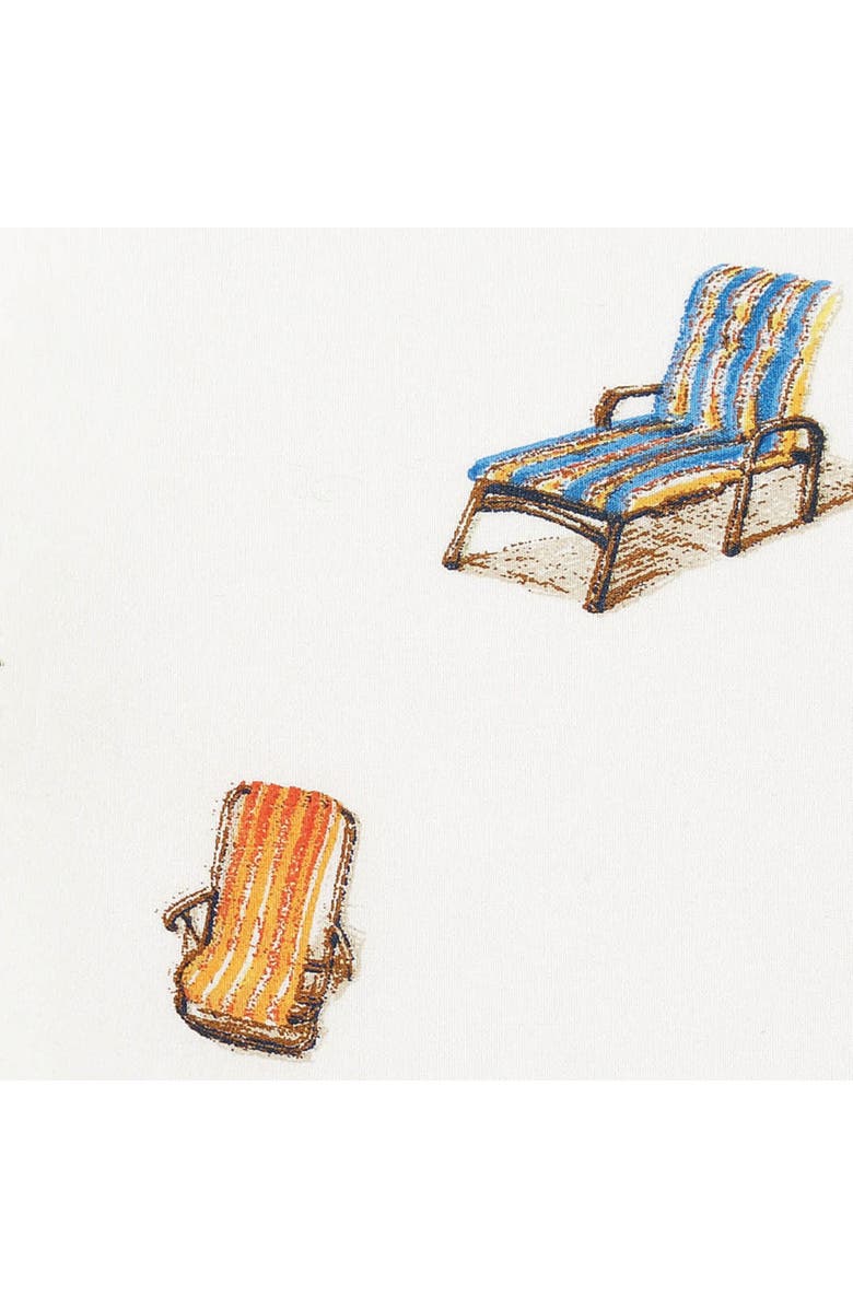 Tommy Bahama Beach Chairs 200 Thread Count Cotton Percale Sheet Set, Alternate, color, White