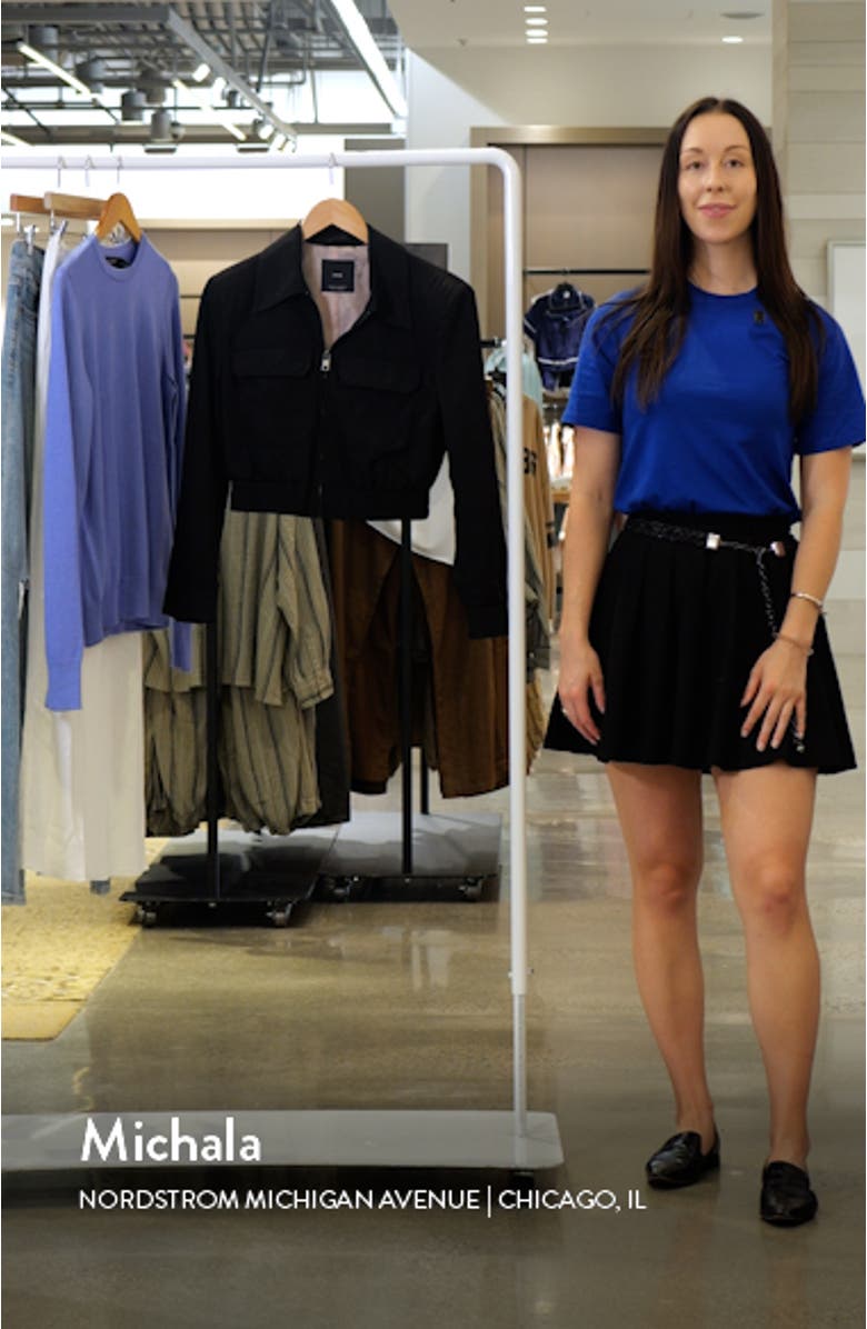 Insect Zip-Up Crop Bomber Jacket, sales video thumbnail