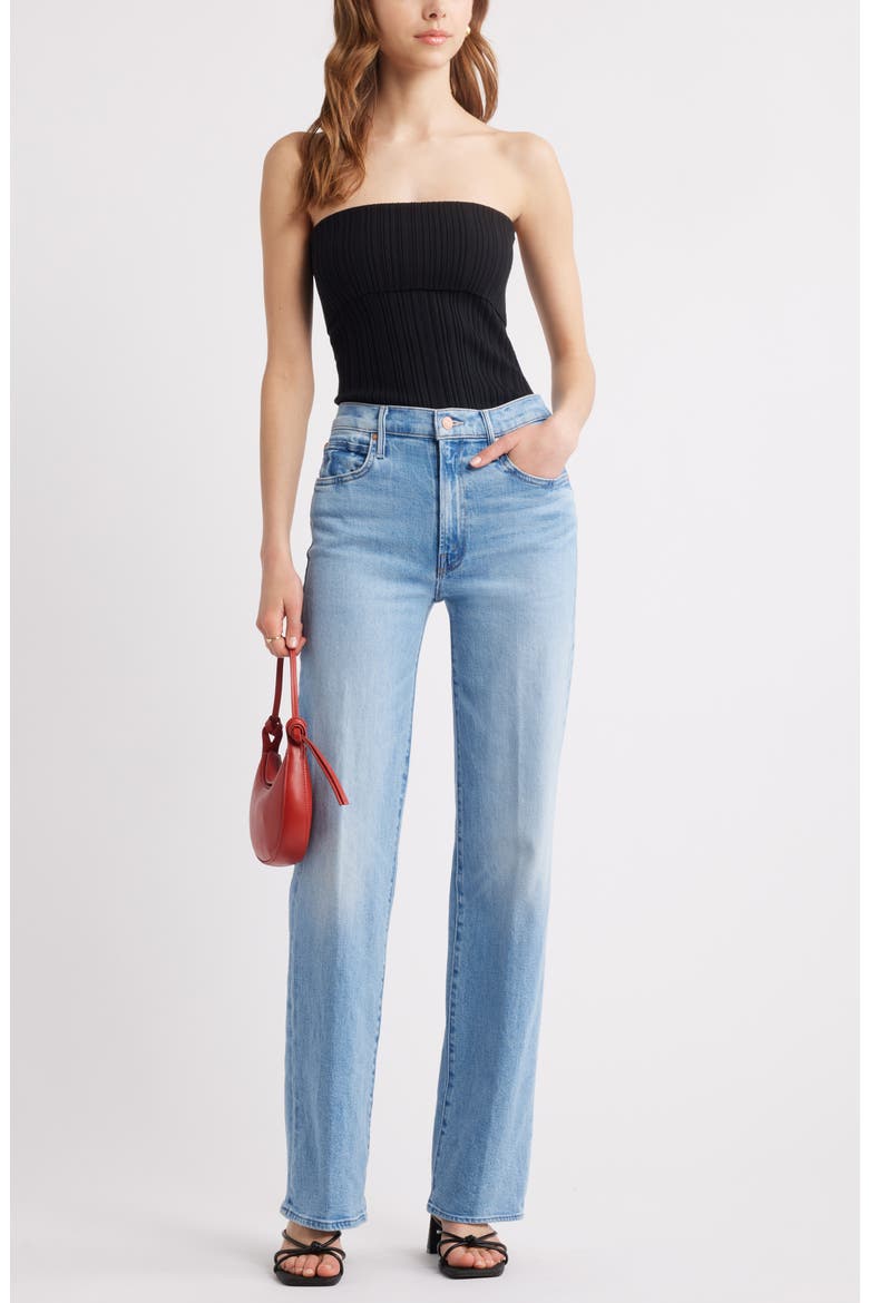 Rib Tube Top, Alternate, color, BLACK