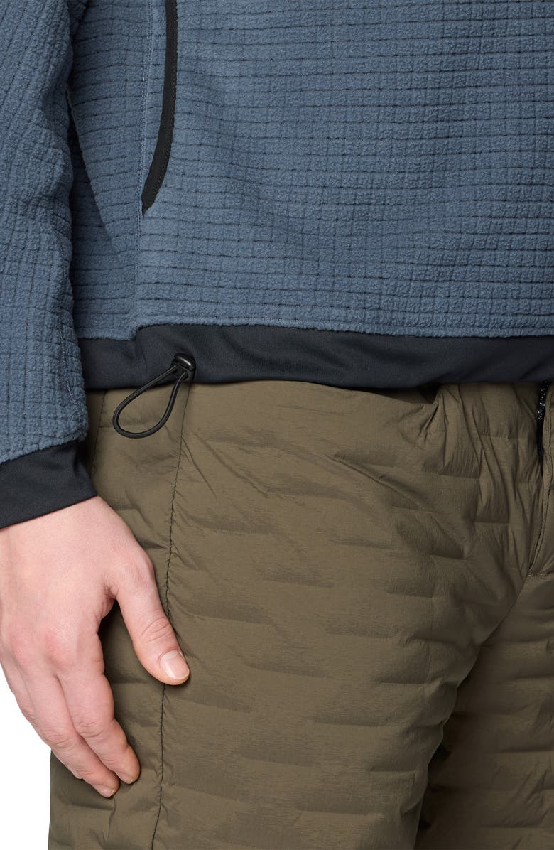 Mountain Hardwear Summit Grid Big Grid Hoodie, Alternate, color, Moon Blue