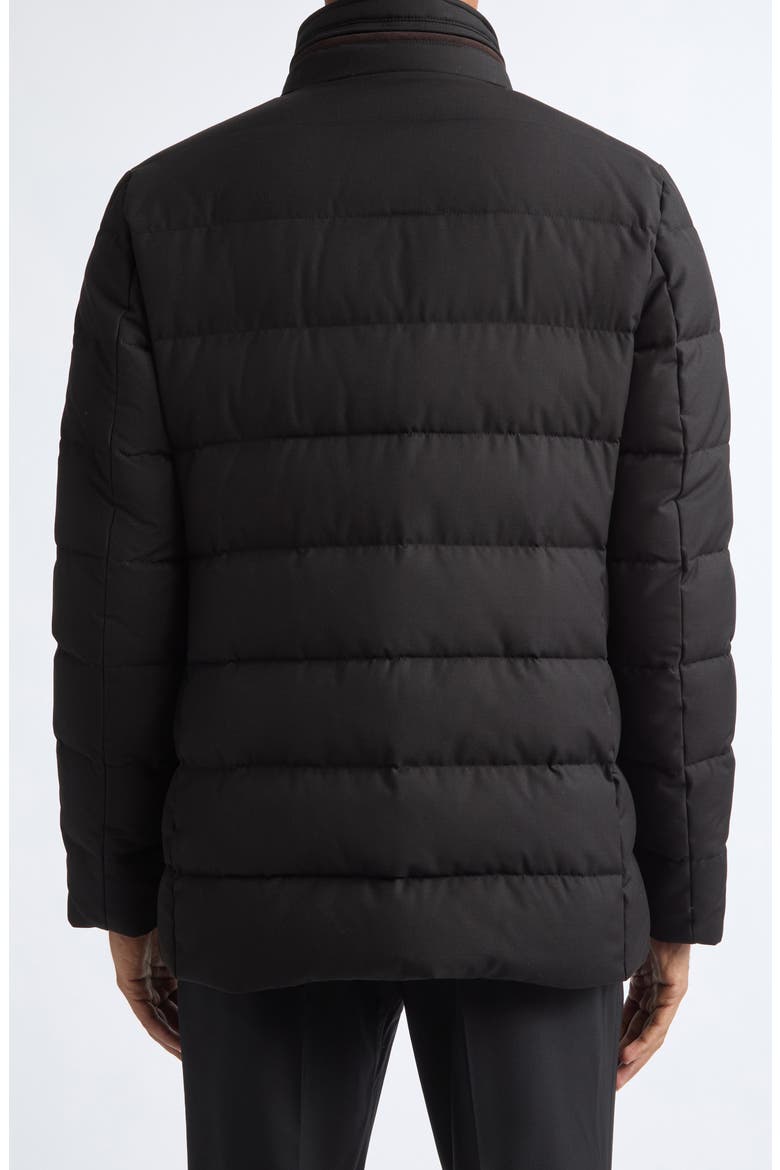 Ilvo 3-in-1 Quilted Down Overcoat & Vest, Alternate, color, NERO