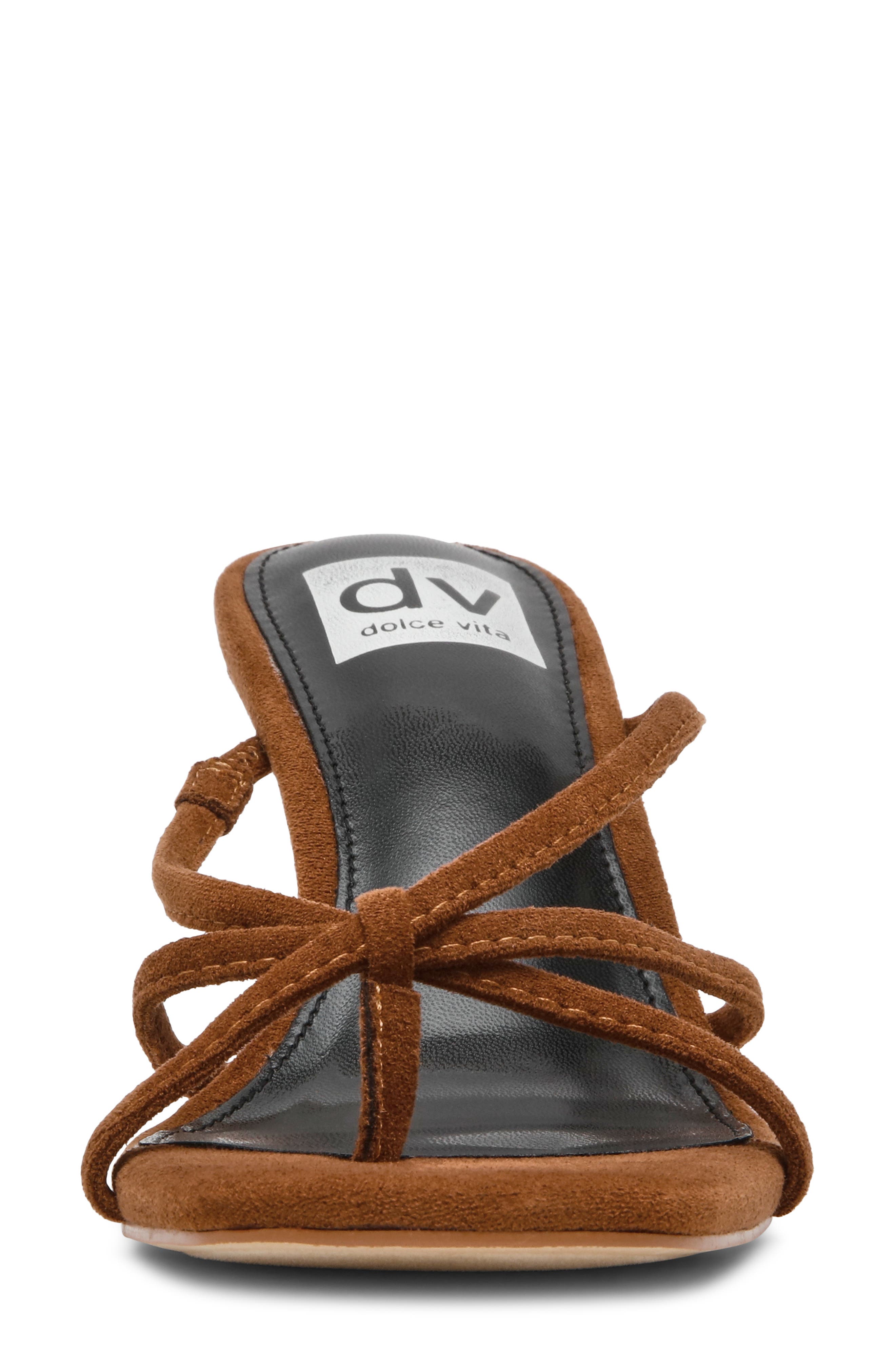 Zini Thong Heel, Alternate, color, CHESTNUT