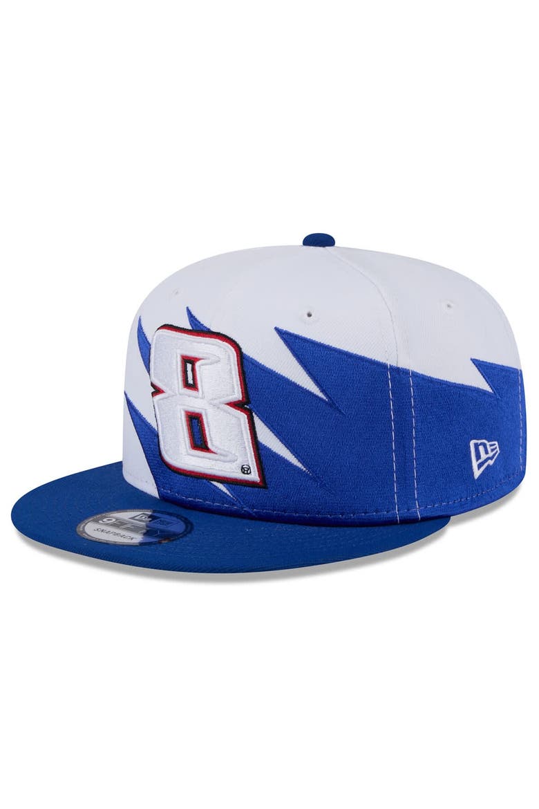 Men's New Era Blue Kyle Busch  Jagged 9FIFTY Snapback Hat, Main, color, Blue