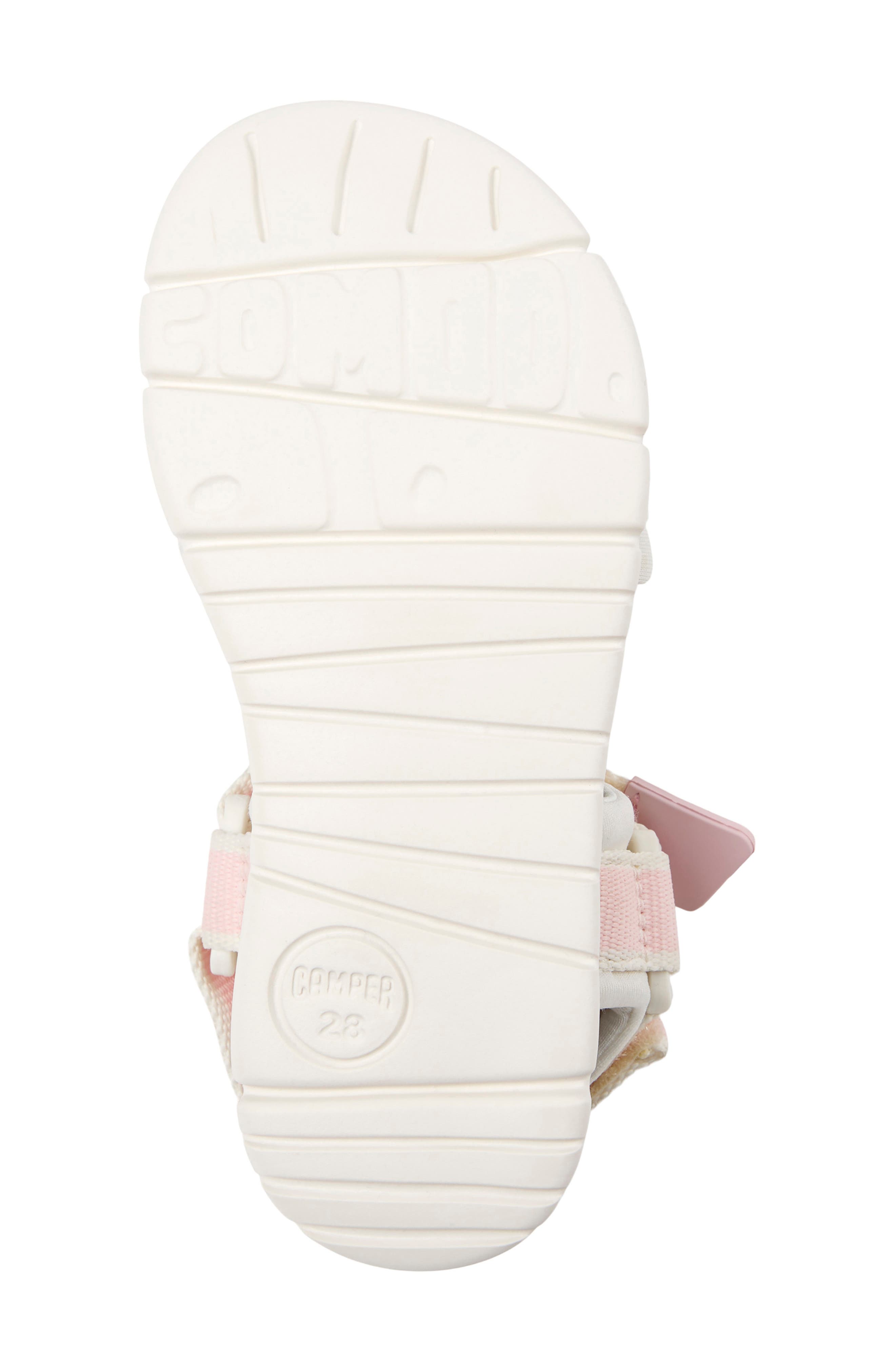 Kids' Oruga Fisherman Sandal, Alternate, color, LIGHT PINK MULTI