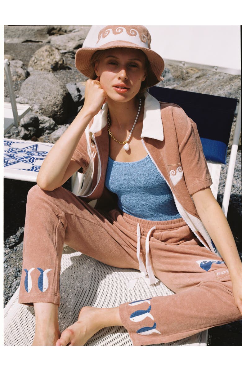 Tombolo 'Scuba' Cabana x Hôtel Magique, Alternate, color, Brown