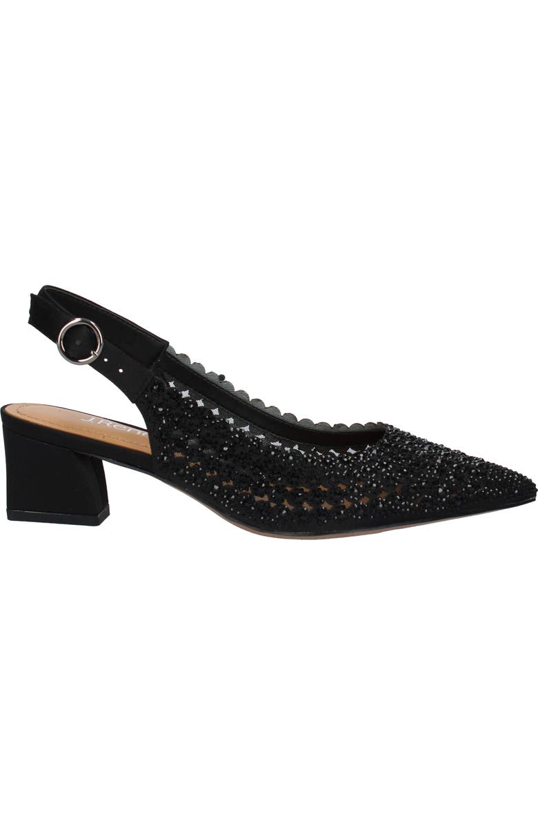 J. Reneé Pranil Pointed Toe Slingback Pump, Alternate, color, Black