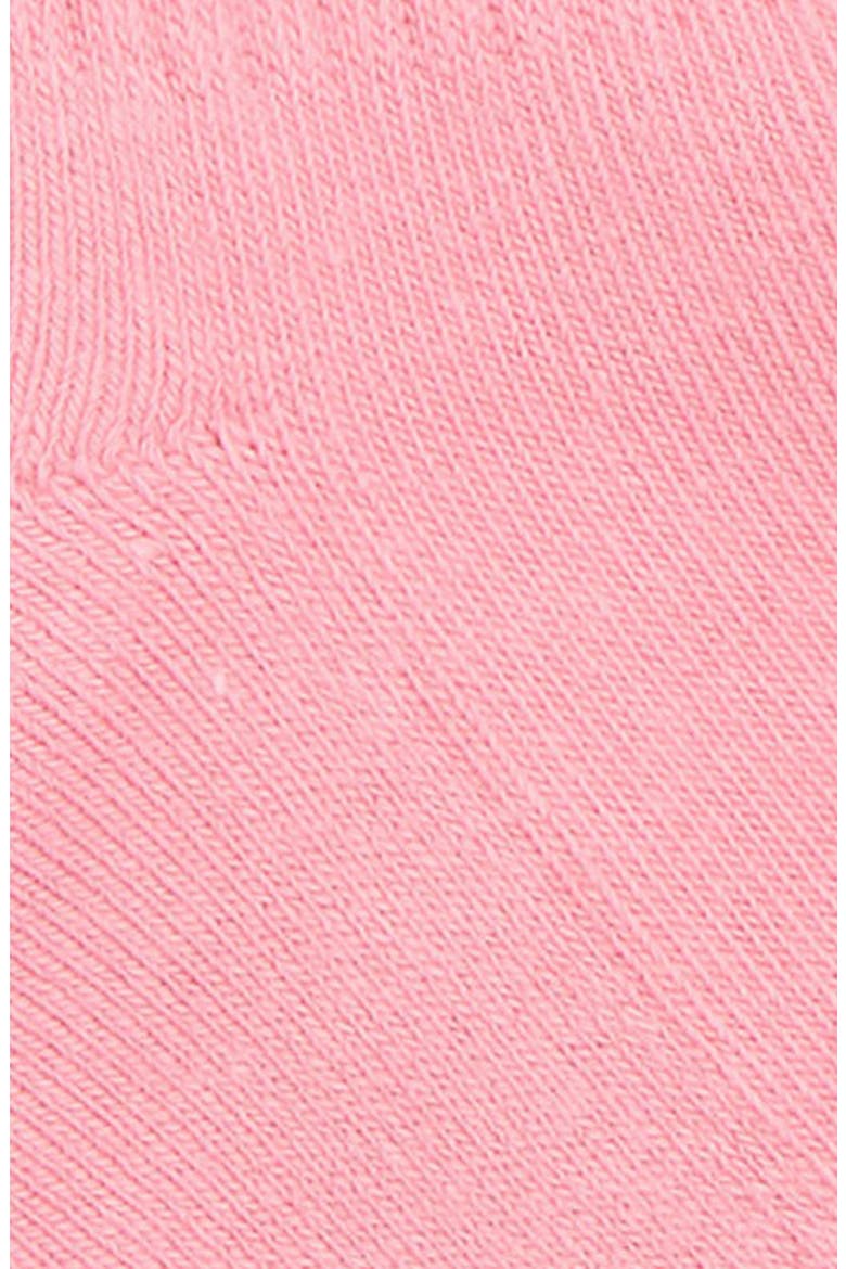 Ruffle Cotton Blend Quarter Socks, Alternate, color, PETAL PINK