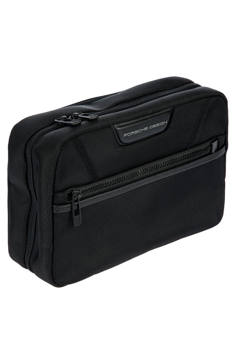 Roadster Nylon Washbag, Alternate, color, Black
