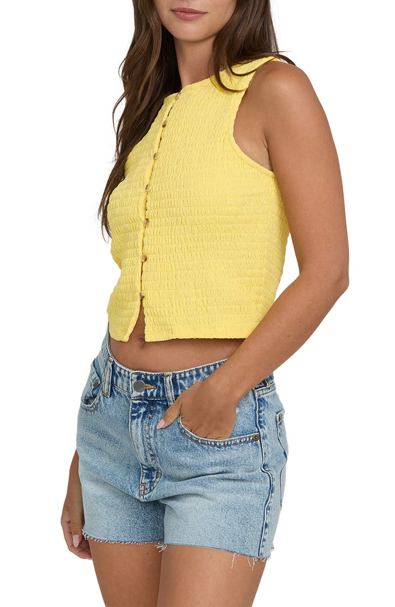 Billabong Kelsey Button-Up Sleeveless Top, Alternate, color, Sundress