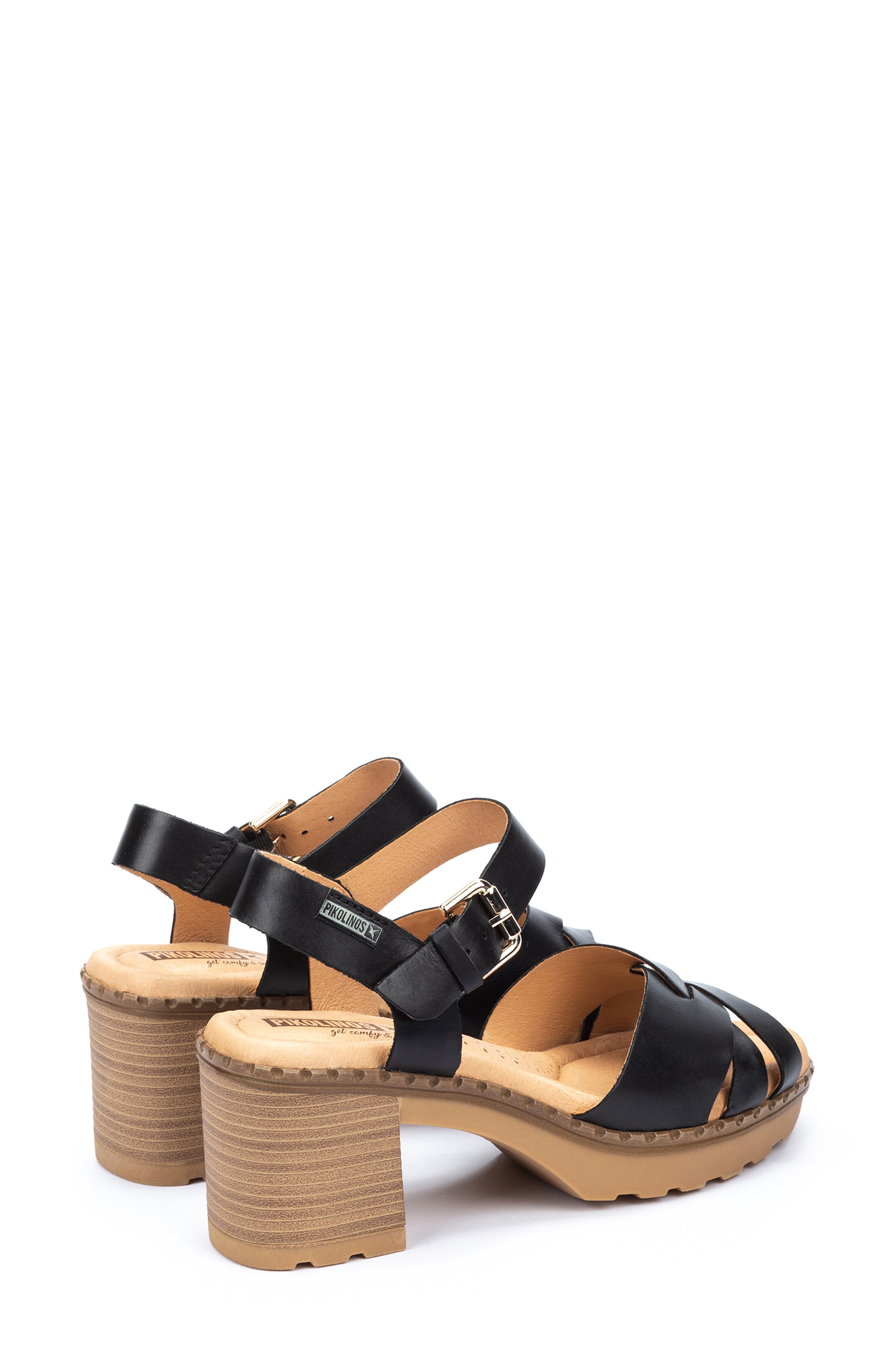 PIKOLINOS Canarias Ankle Strap Sandal, Alternate, color, Black