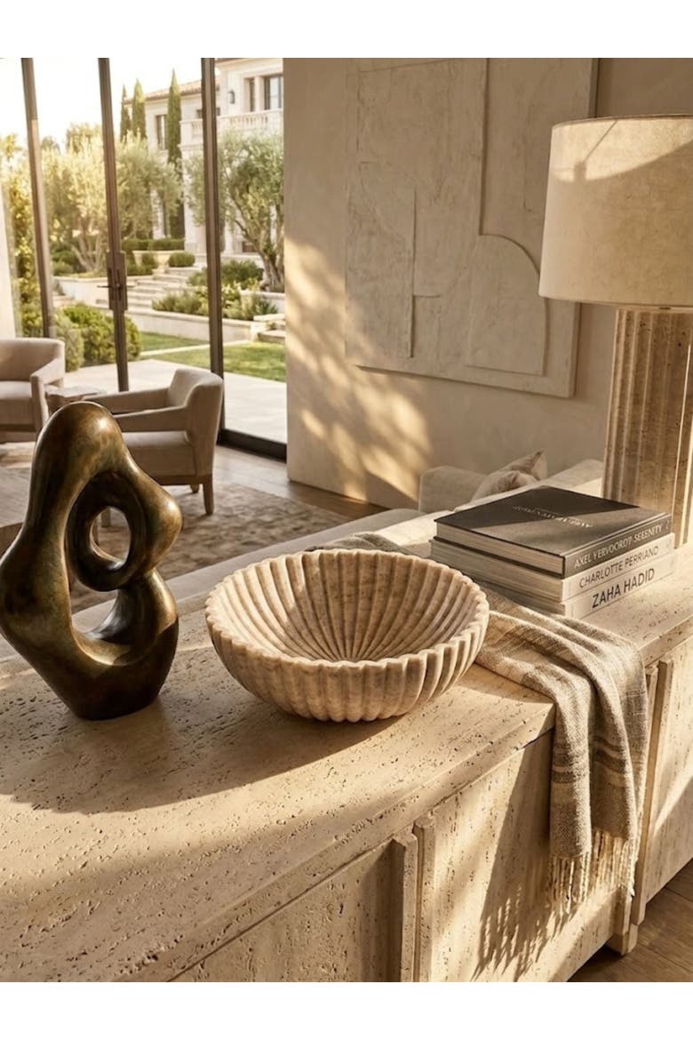 Cairo Beige Marble Bowl, Alternate, color, Beige